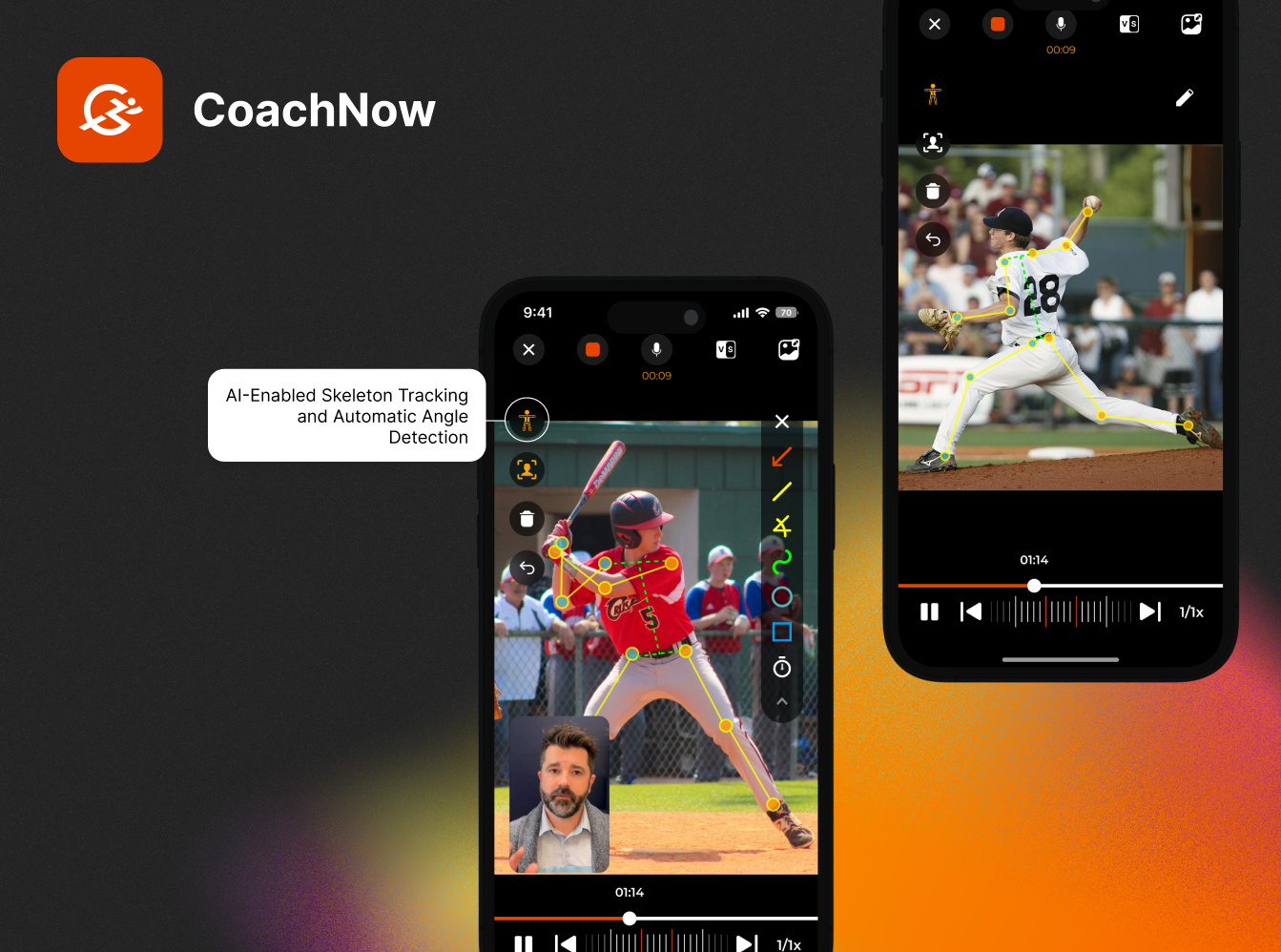 CoachNow's AI-Enabled Skeleton Tracking