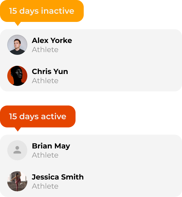 Smart Lists feature in CoachNow app