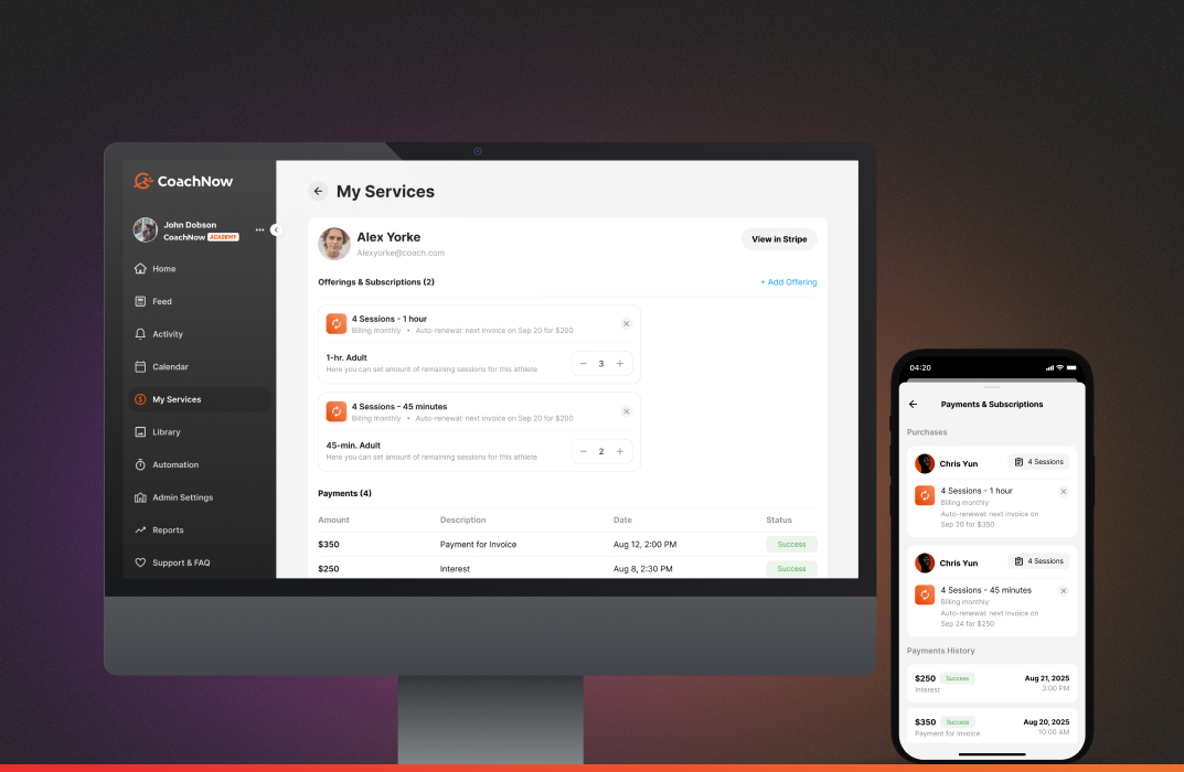 Multiple subscriptions per athlete (1)