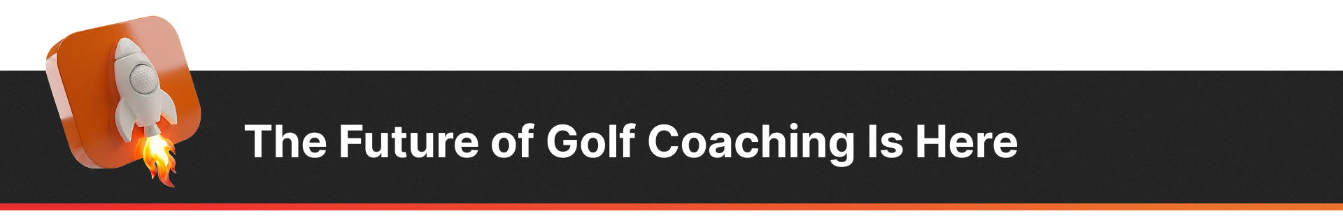The future of Golf Coaching Is Here
