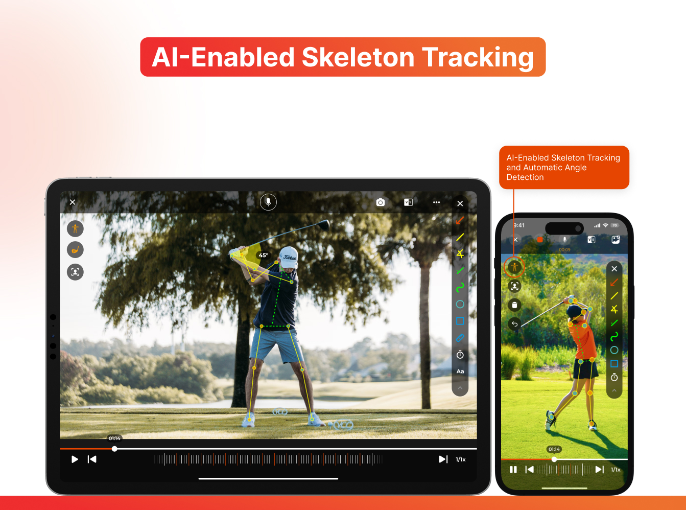 ai enabled skeleton tracking