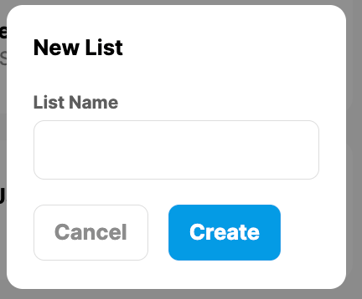 Add a new list