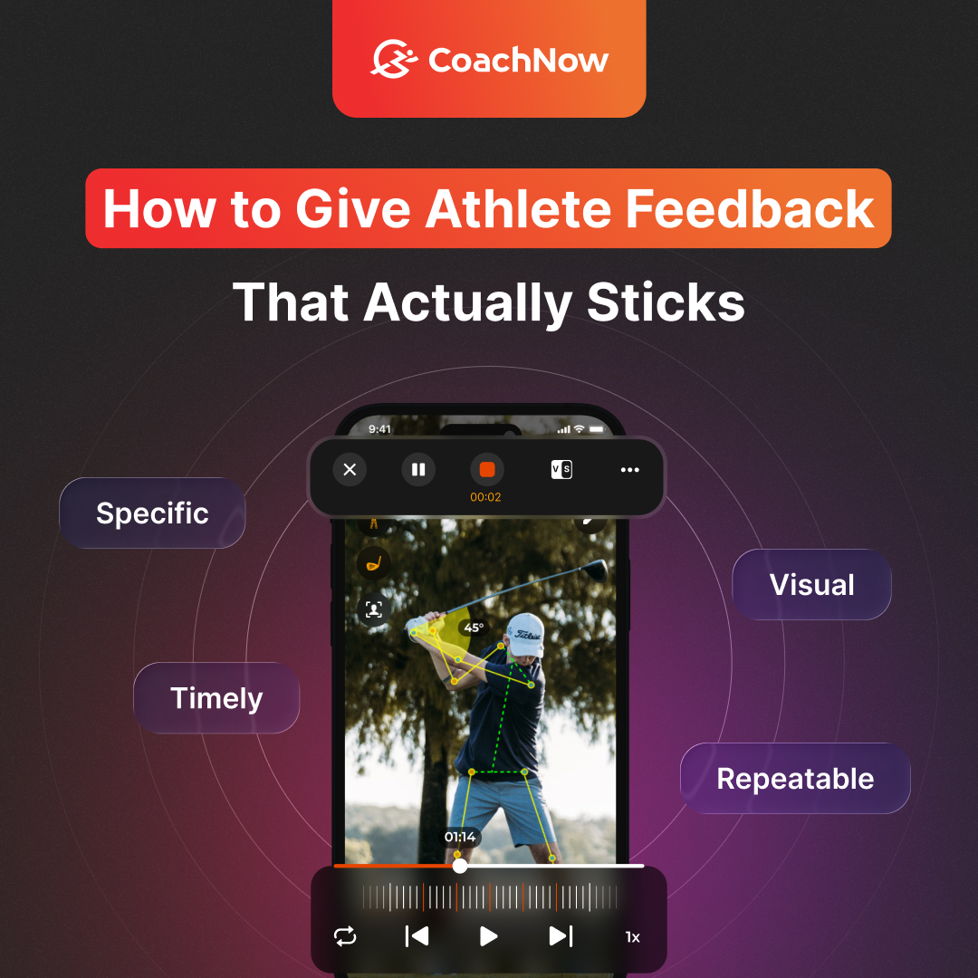 How to Give Athlete Feedback That Actually Sticks (A Coach's Framework)