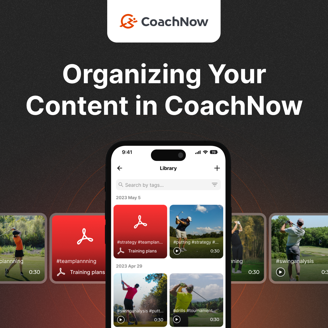 Organize Your Content in CoachNow - 6 Key Features